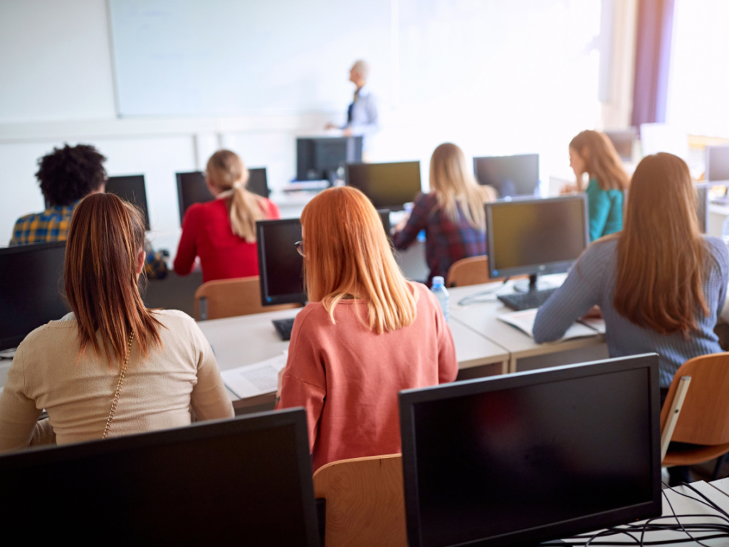 Students in classroom